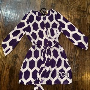 TCU SHIRT DRESS - Medium